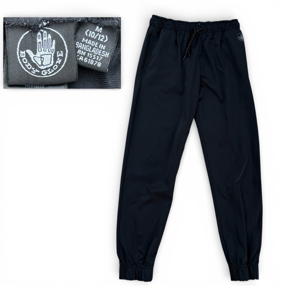 Body Glove Youth Black Jogger Pants 10/12 Med streetwear